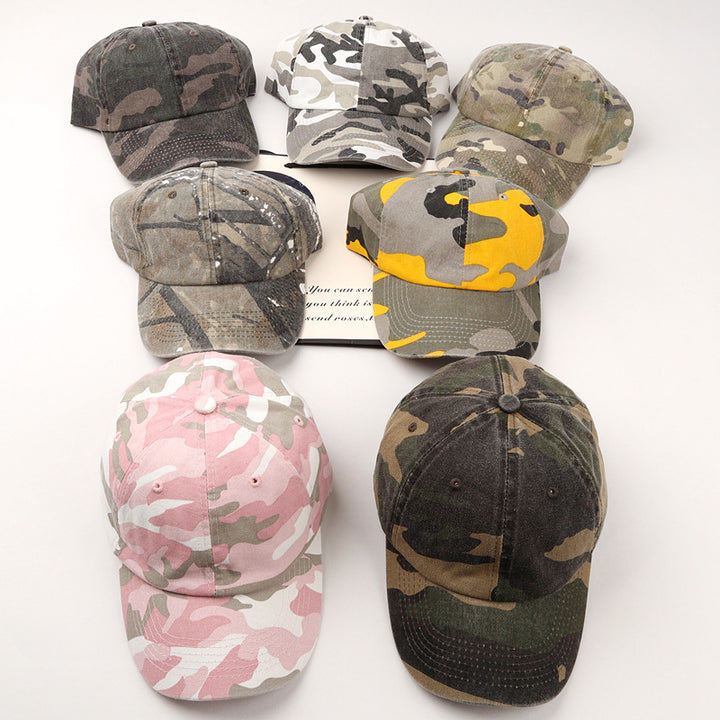 Unisex Camo Print Adjustable Baseball Cap Stornfield