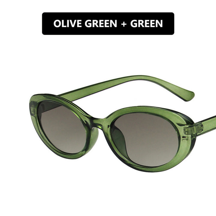 Women's Cat-Eye Sunglasses with Transparent Frame and Gradient Lenses Stornfield