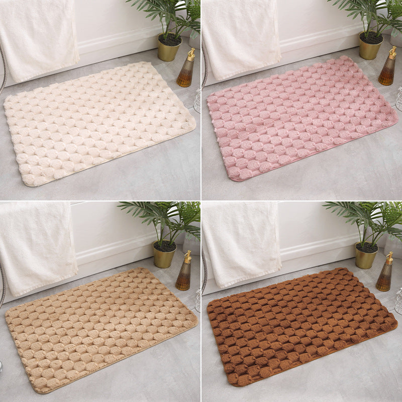 Soft Textured Bath Mat for Home