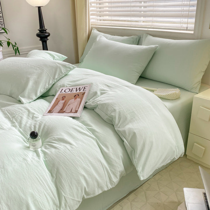 Luxurious Smooth Cotton Duvet Cover Set