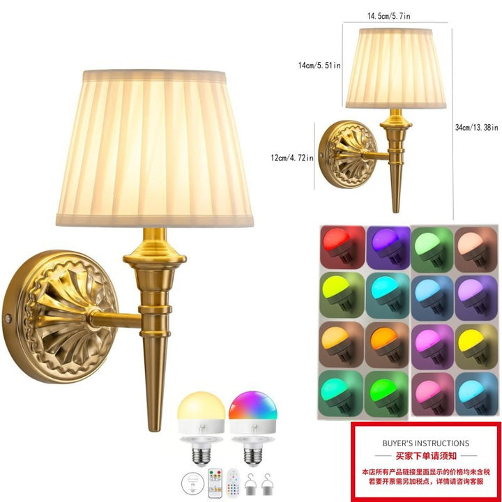 Elegant Wall Sconces with Remote Control