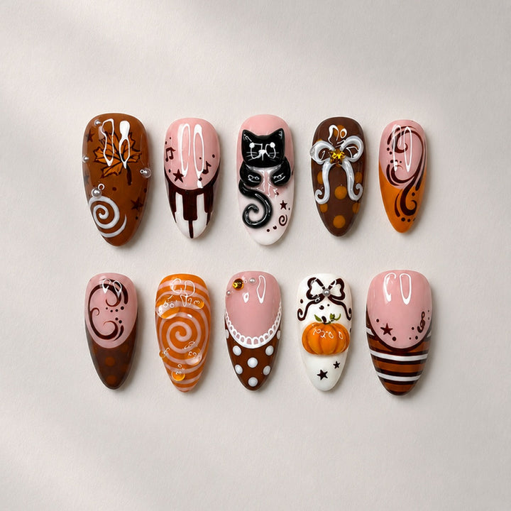 Playful designed artificial nails Stornfield