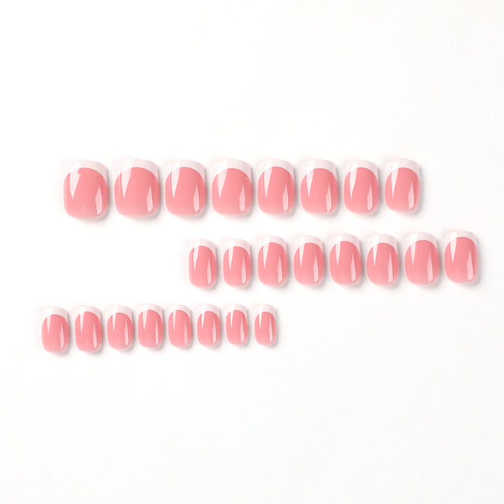 Elegant Nail Art with French Tip Design Stornfield