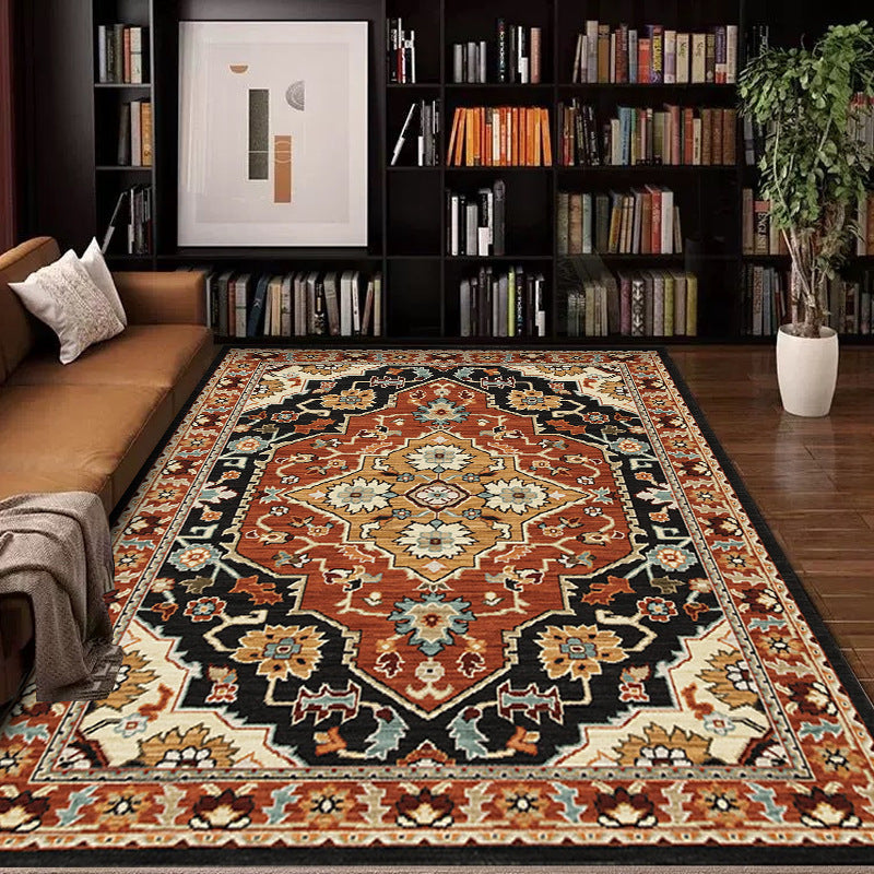 Vintage-Inspired Geometric Area Rug