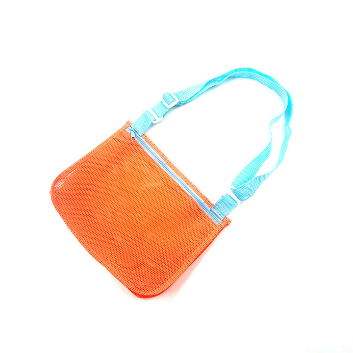 Versatile Beach Bag In Airy Mesh Design Stornfield