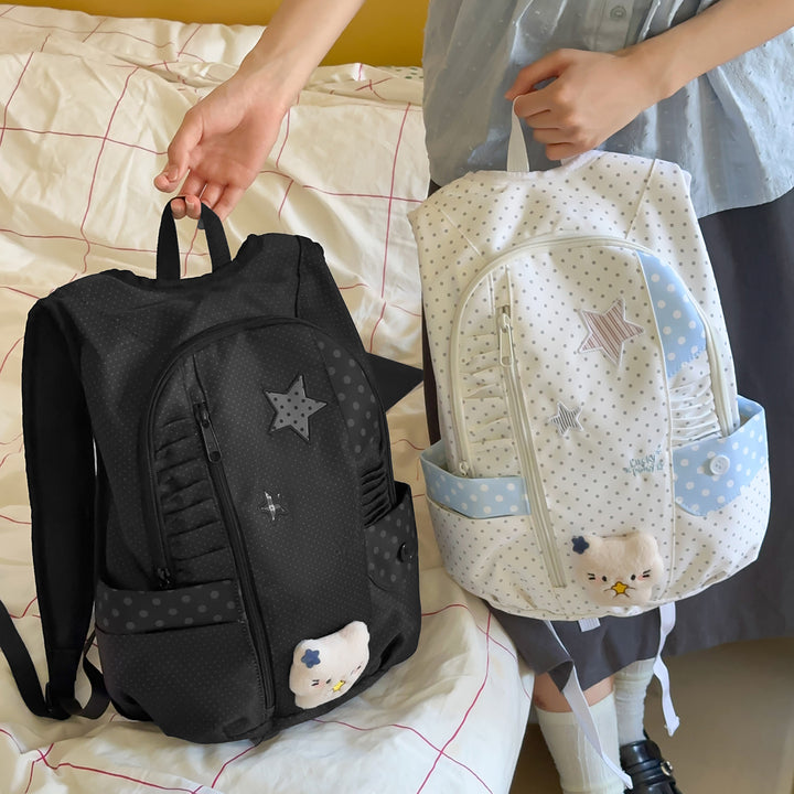 Fun Star-Embellished Casual Backpack Stornfield