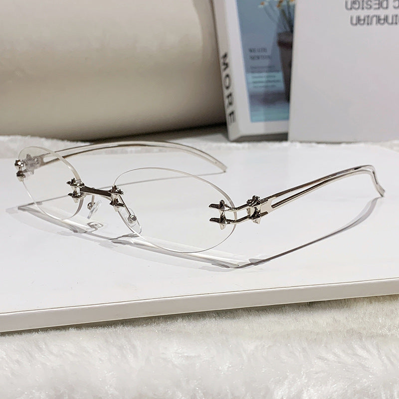 Women's elegant metal glasses with filigree design Stornfield