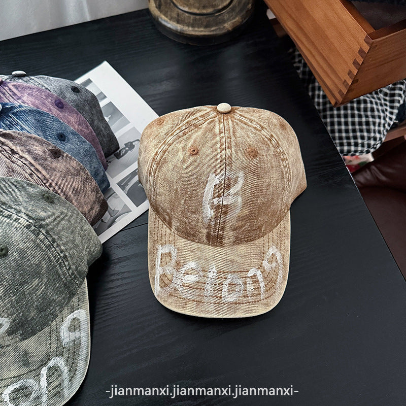 Women's Distressed Denim Adjustable Baseball Cap Stornfield