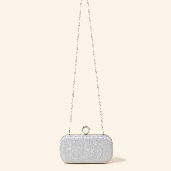 Decorative Evening Clutch with Chain Handle