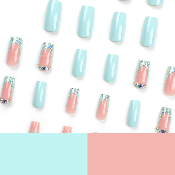 Sparkling nail art with creative rhinestone decorations Stornfield