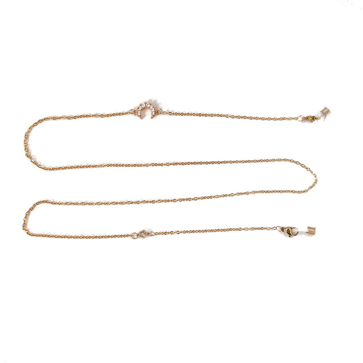 Fashionable jewelry necklace with sparkling crystals Stornfield