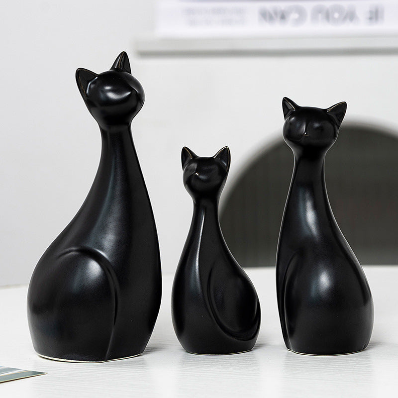 Decorative Ceramic Cat Stornfield