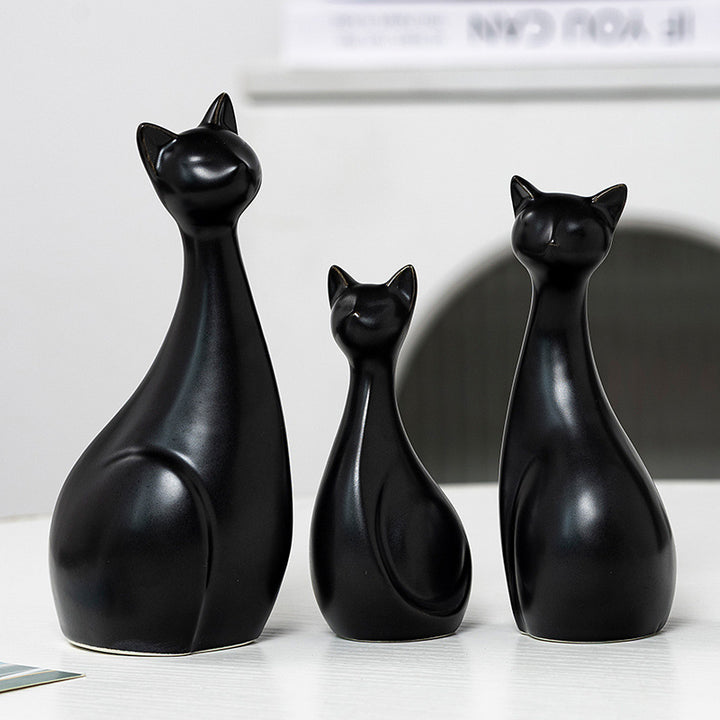 Decorative Ceramic Cat Stornfield