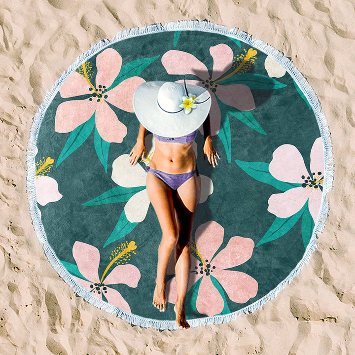 Rundstrand towel with unique sunset design Stornfield