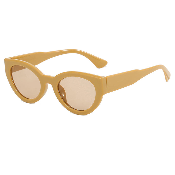 Ladies fashionable square sunglasses with mirrored lenses Stornfield