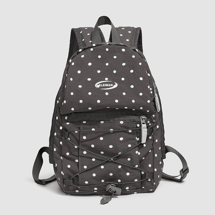 Trendy Polka Dot Casual Backpack Stornfield