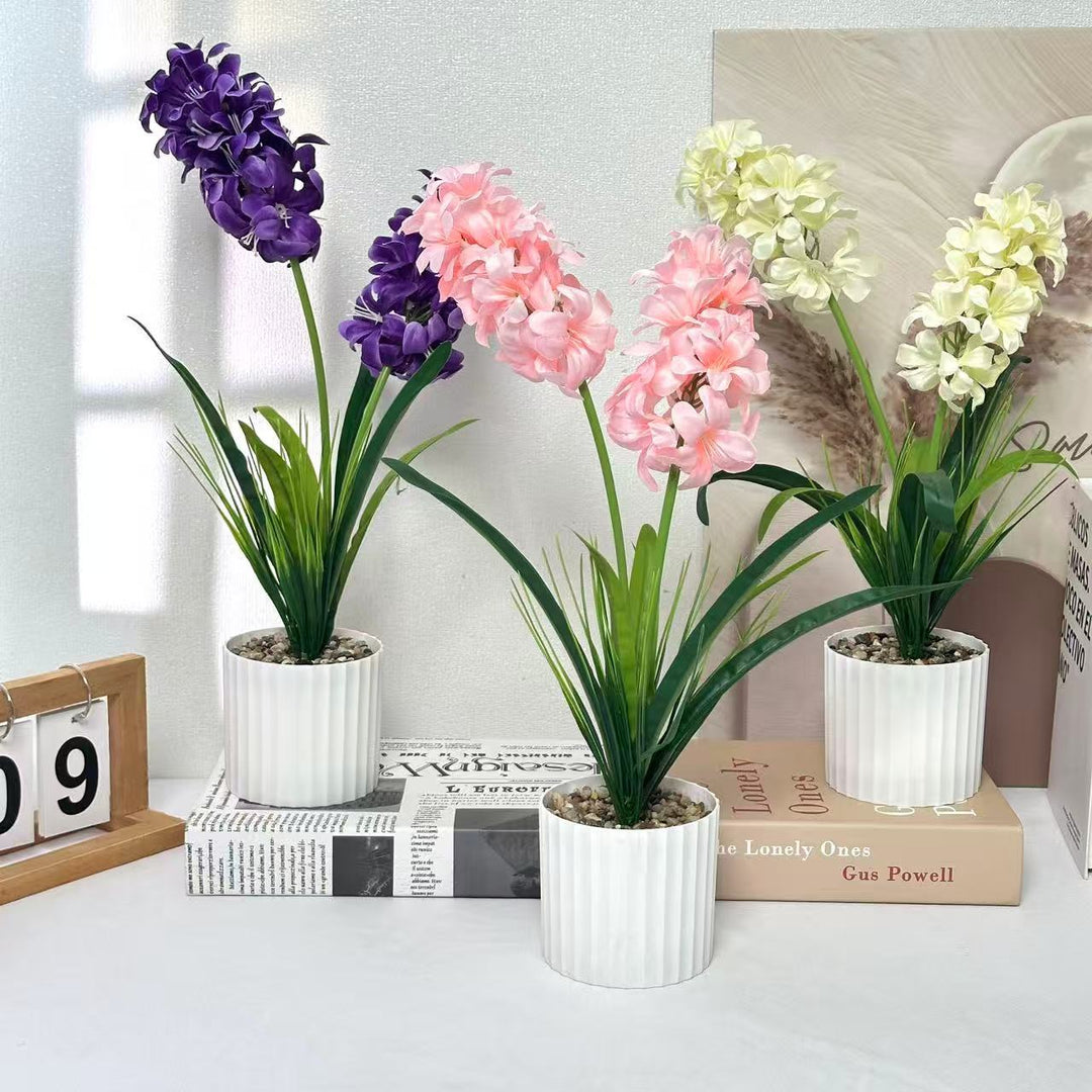 Lifelike Floral Decorative Centerpiece for Home Display