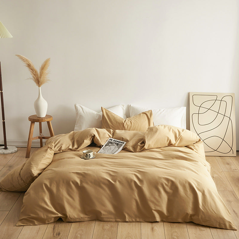 Luxurious cotton satin bedding set