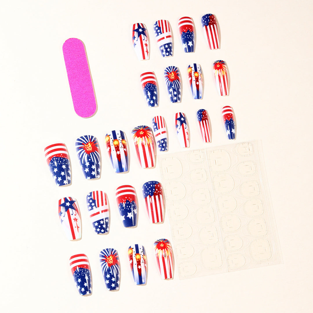 Patriotic Nail Art Decoration Set Stornfield