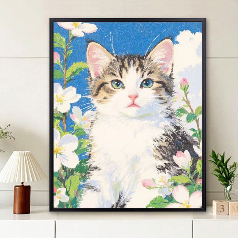 Cute Puppy Illustration Wall Art Stornfield