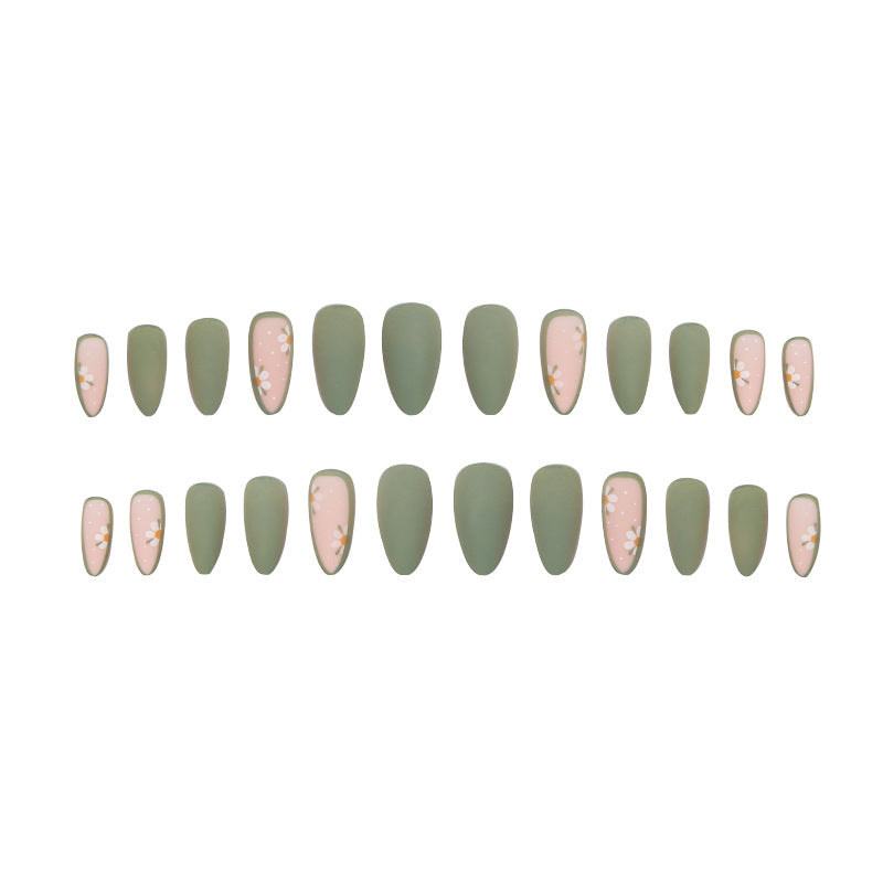 Artistic Nail Tips with Flower Design Stornfield