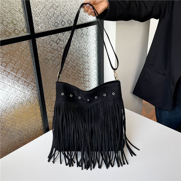 Fringe Suede Crossbody Bag Stornfield