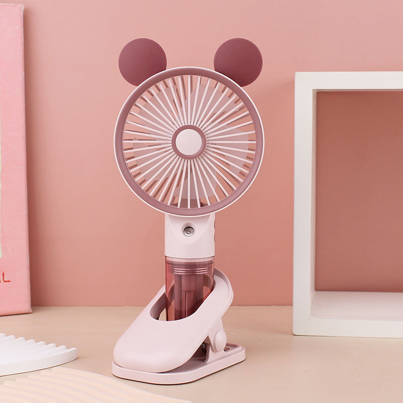 Women Portable Mini Fan with Spray Function Stornfield