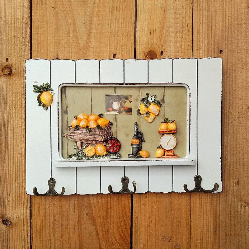 Decorative Nature-inspired Wall Hook Rack