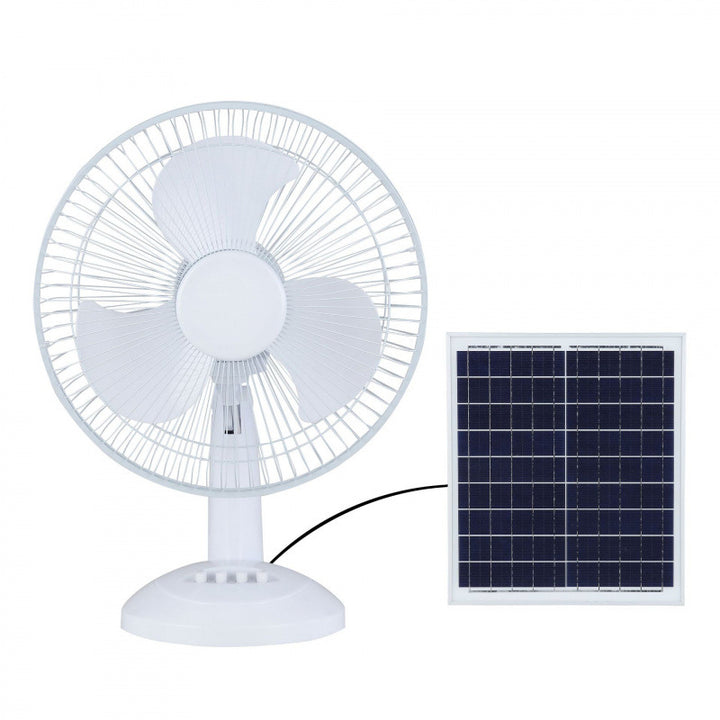 Unisex Solar-Powered Stand Fan with Remote Control and Adjustable Height Stornfield