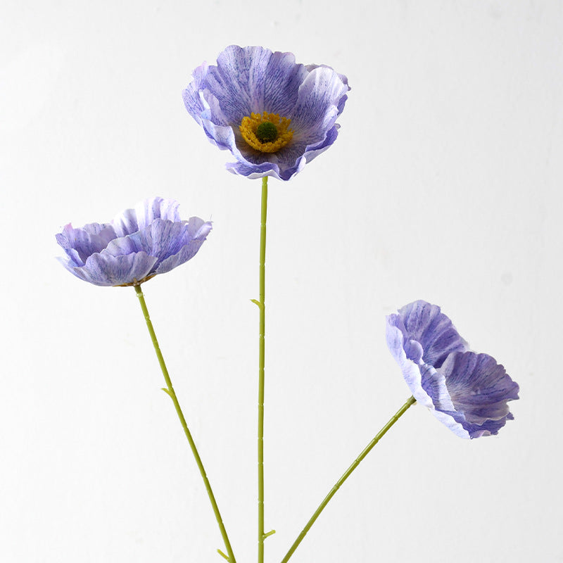 Decorative Artificial Poppy Flower Stem
