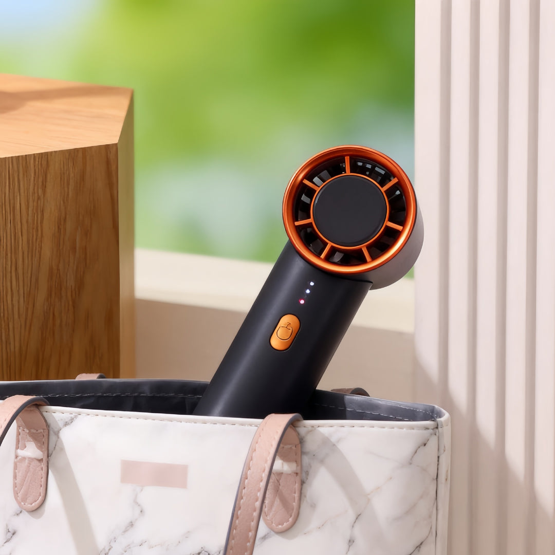 Women's Portable Handheld Fan with USB Charging Function and Flexible Design Stornfield