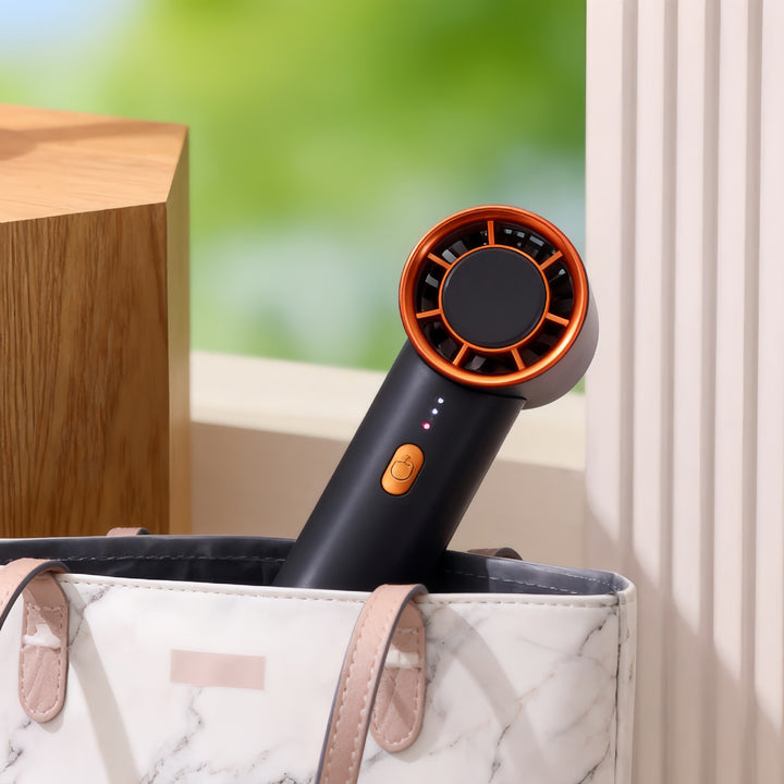 Women's Portable Handheld Fan with USB Charging Function and Flexible Design Stornfield