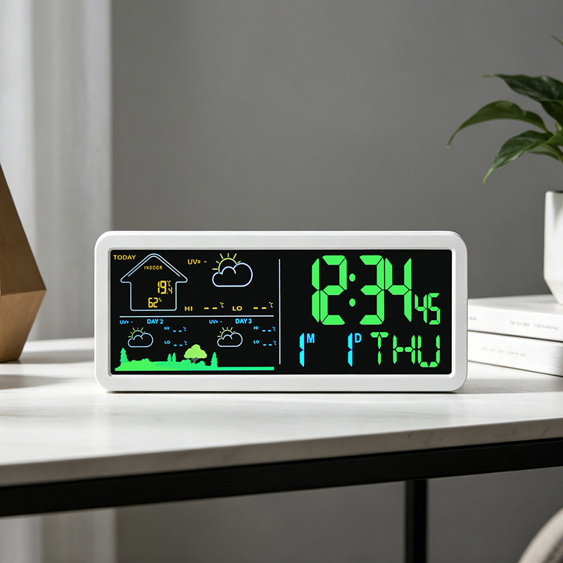 Digital weather and alarm clock with hygrometer Stornfield