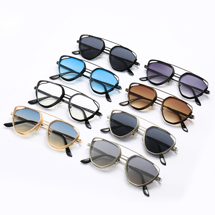 Ladies extravagant sunglasses in modern polygon design Stornfield