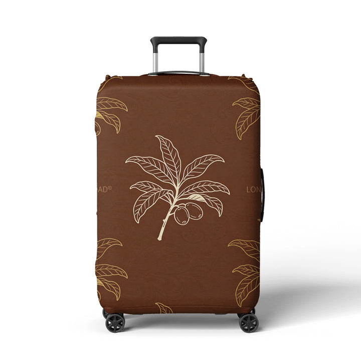 Women’s suitcase cover with floral lavender pattern Stornfield