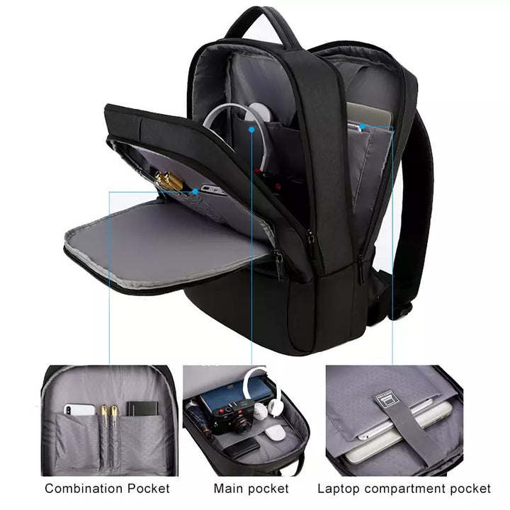 Eleganter Business Backpack with Reinforced Protection System Stornfield