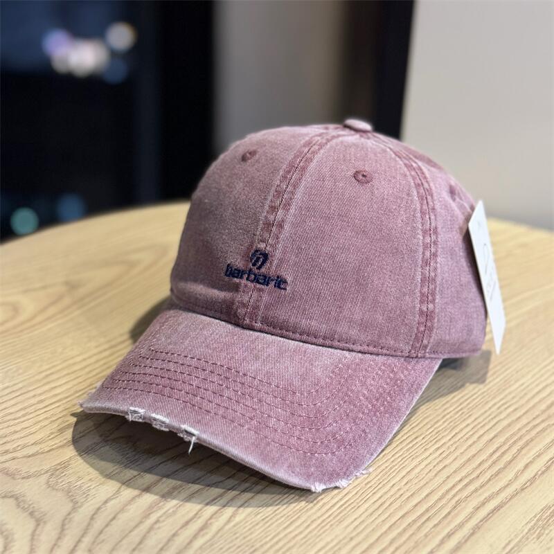 Men's Distressed Cotton Twill Baseball Cap Stornfield