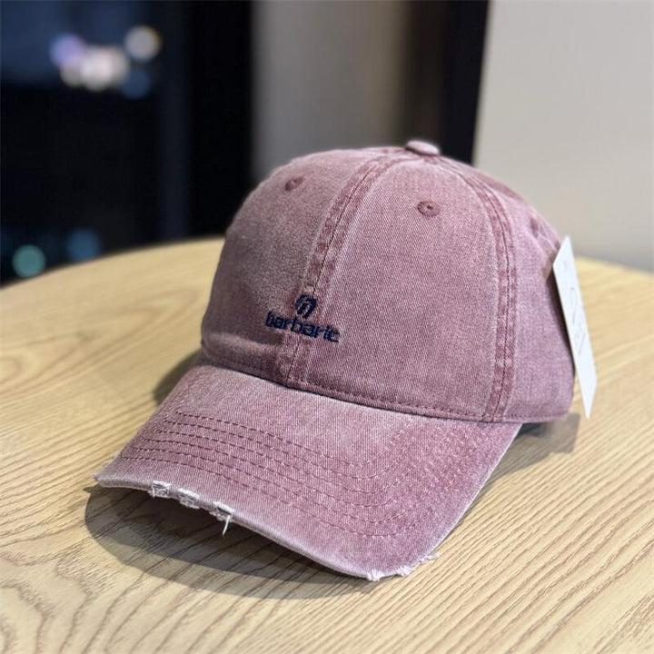 Men's Distressed Cotton Twill Baseball Cap Stornfield