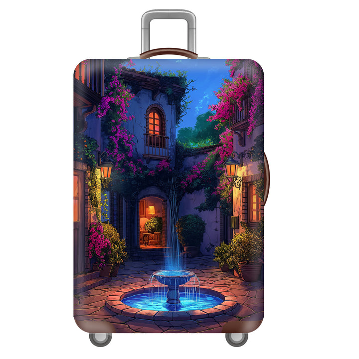Unisex Hard-shell Suitcase with Impressive Futuristic City Design Stornfield