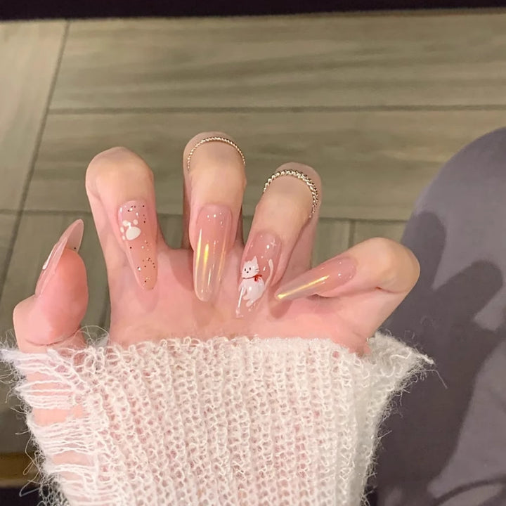 Elegant Press-On Nail Art Set