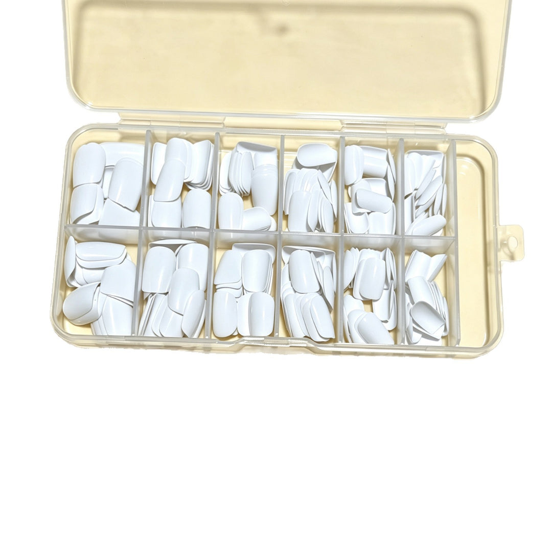 Premium White Press-On Nail Tips Stornfield