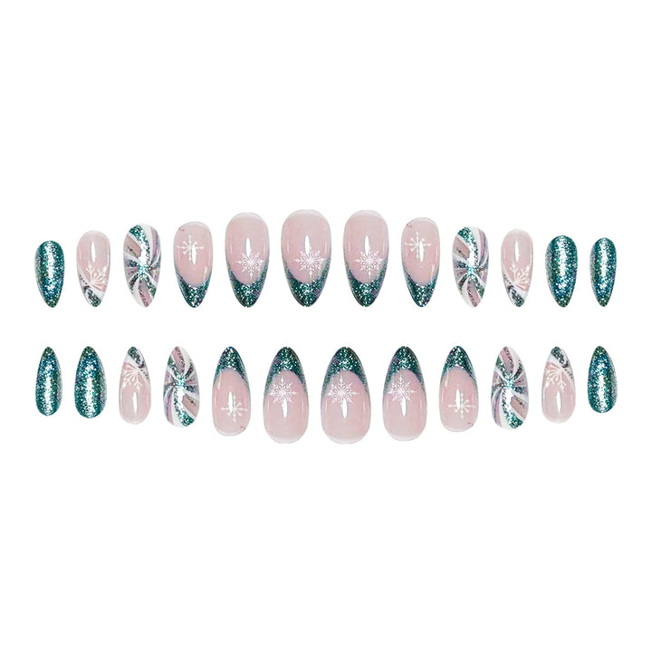 Elegant Glittery Nail Art Enhancements Stornfield