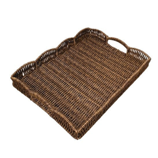 Ladies elegant serving tray made of high-quality weave Stornfield