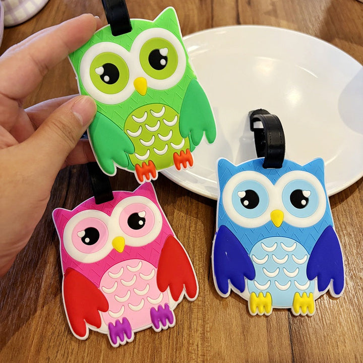 Owl-Shaped Travel Luggage Tag Stornfield