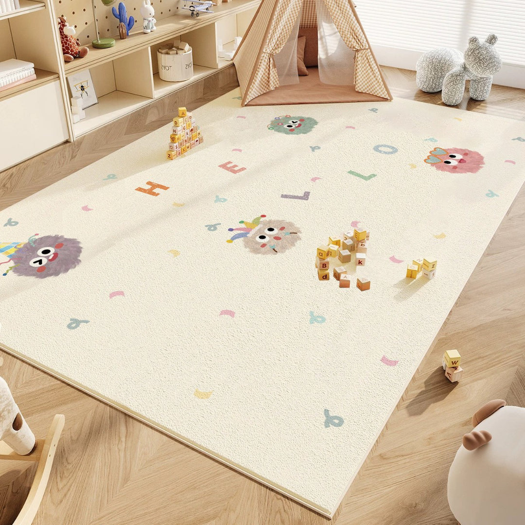 Fun Cartoon Play Area Rug