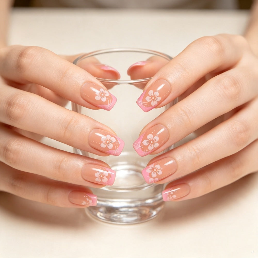 Floral Patterned Press-On Nail Set Stornfield 1787395178