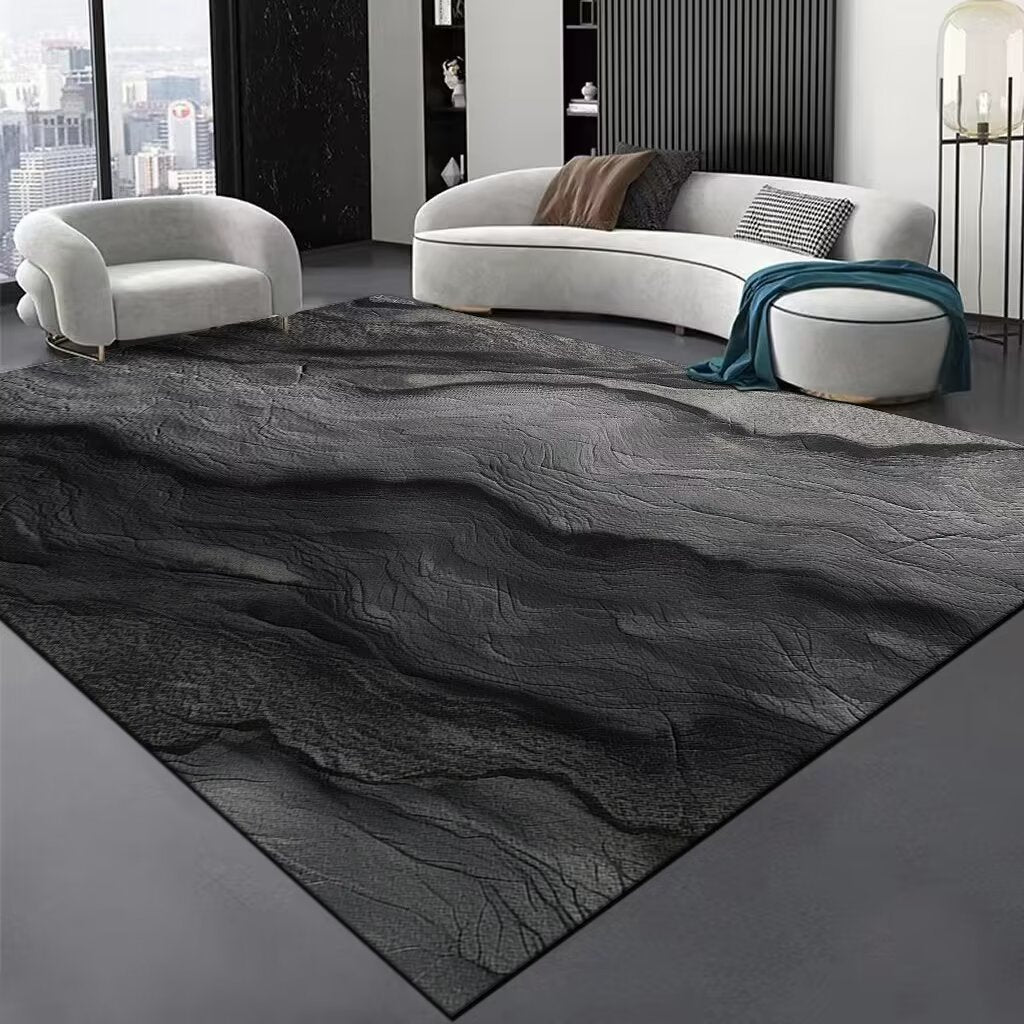 Contemporary Wave Pattern Area Rug Stornfield