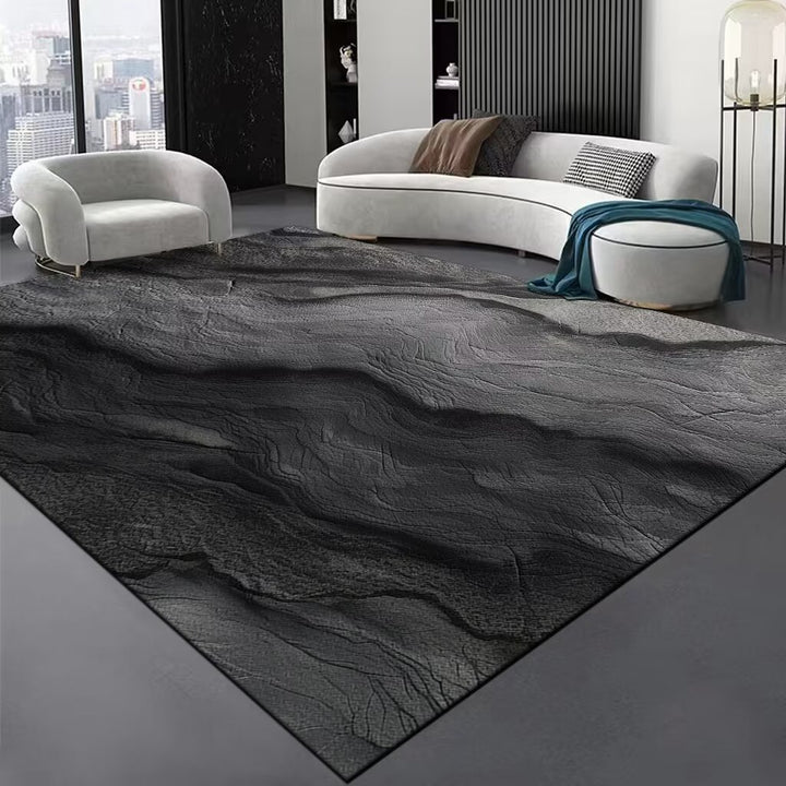 Contemporary Wave Pattern Area Rug Stornfield