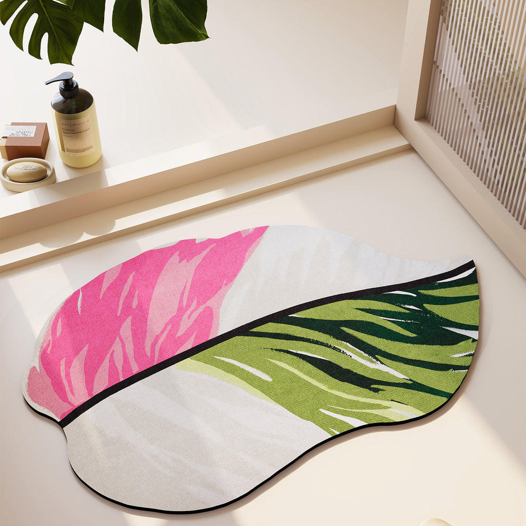 Playful Cartoon Animal Bath Mat
