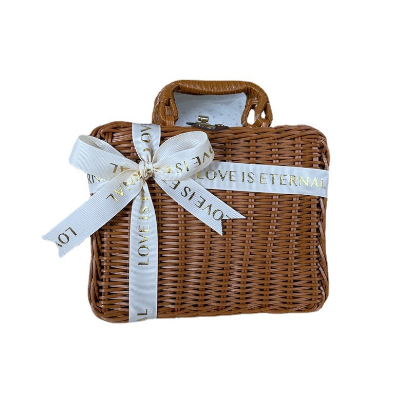 Women classic rattan handbag Stornfield